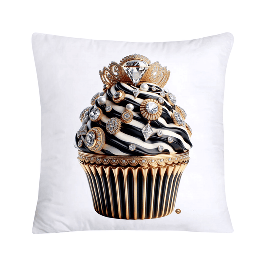 Royal and Wild Animal Print Cupcake Pillow Covers 18x18-3366