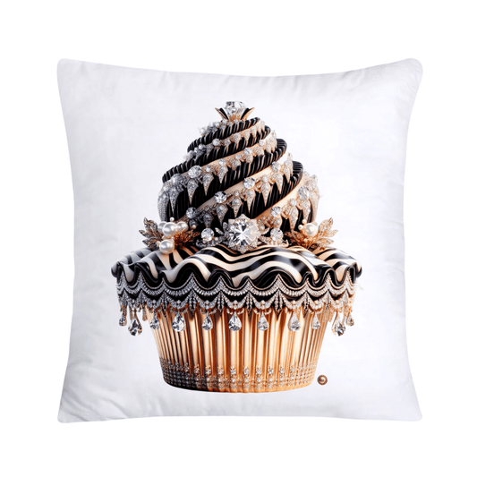 Royal and Wild Animal Print Cupcake Pillow Covers 18x18-3381