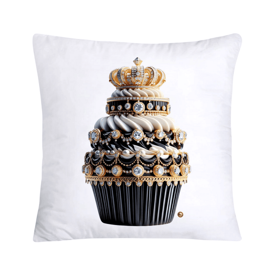Royal and Wild Animal Print Cupcake Pillow Covers 18x18-3389