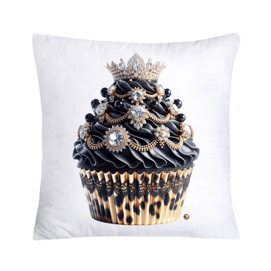 Royal and Wild Animal Print Cupcake Pillow Covers 18x18-3395
