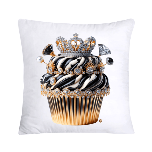 Royal and Wild Animal Print Cupcake Pillow Covers 18x18-3370