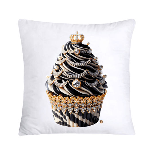 Royal and Wild Animal Print Cupcake Pillow Covers 18x18-3375