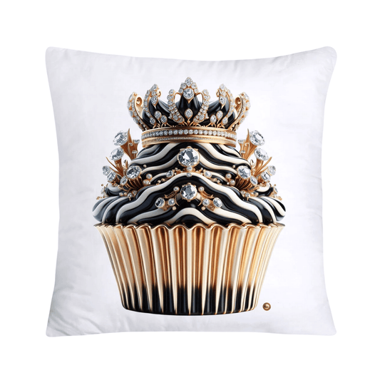 Royal and Wild Animal Print Cupcake Pillow Covers 18x18-3360