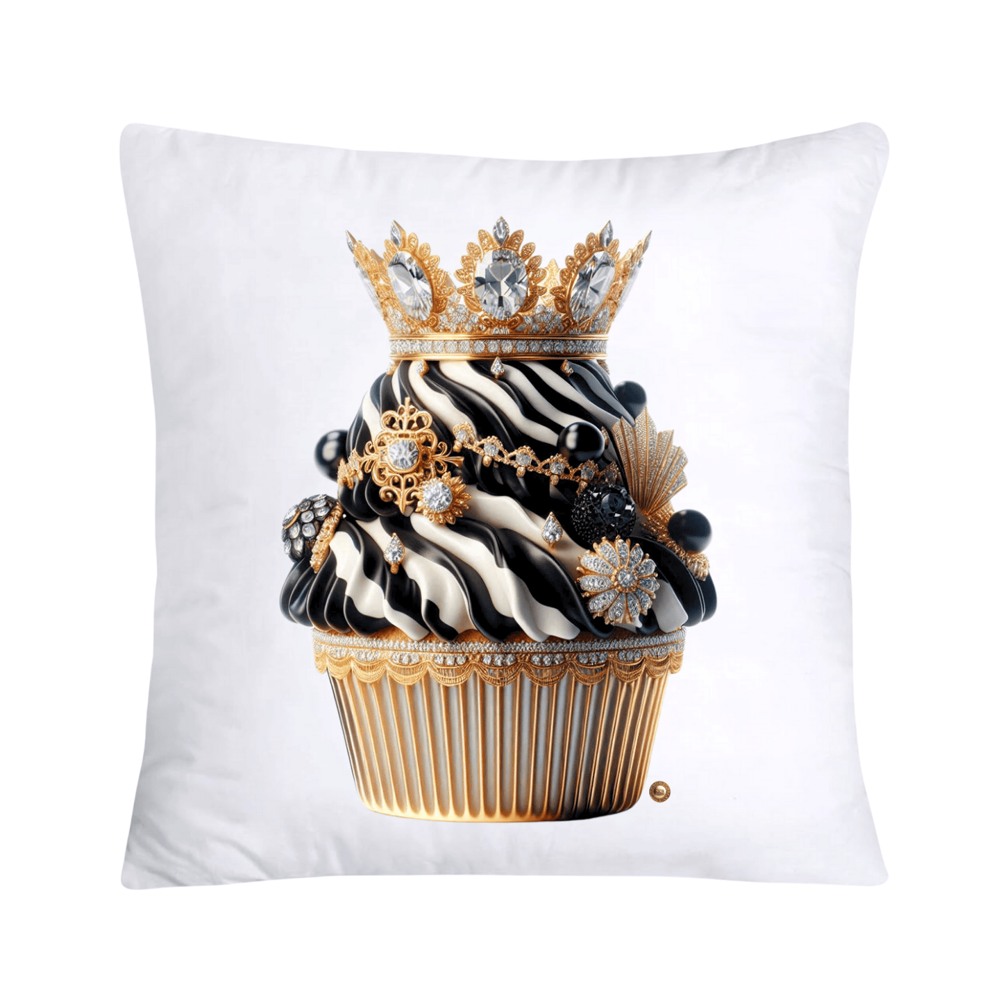 Royal and Wild Animal Print Cupcake Pillow Covers 18x18-3358