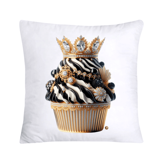 Royal and Wild Animal Print Cupcake Pillow Covers 18x18-3358