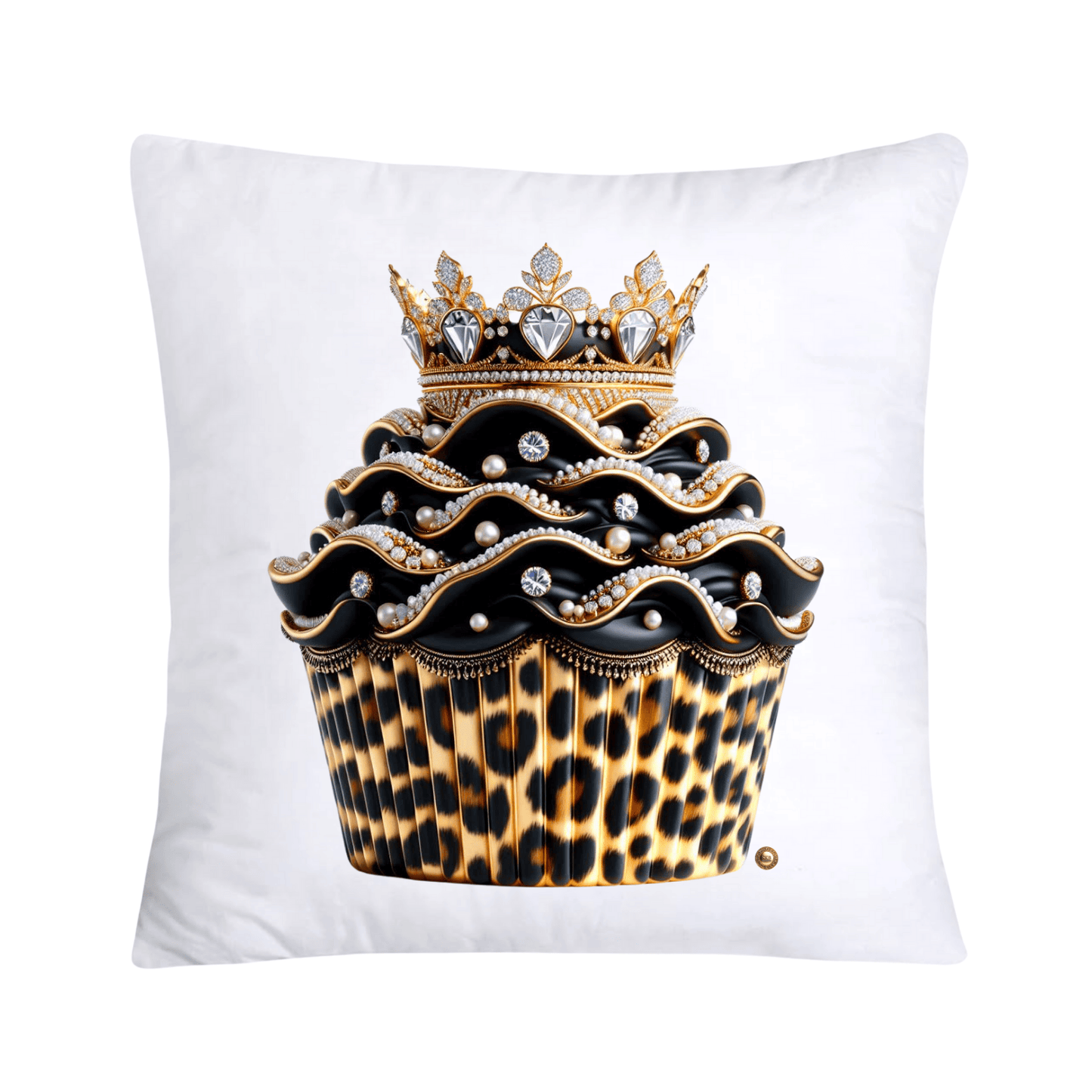 Royal and Wild Animal Print Cupcake Pillow Covers 18”X18”-3407