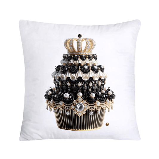 Royal and Wild Animal Print Cupcake Pillow Covers 18x18-3391