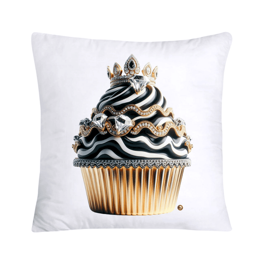 Royal and Wild Animal Print Cupcake Pillow Covers 18x18-3361