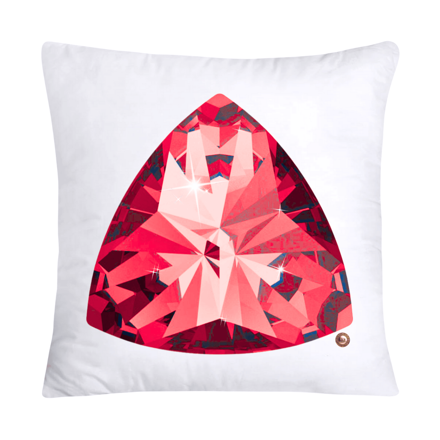 Sparkling Diamonds and Gemstone Pillow Covers 18x18-2138