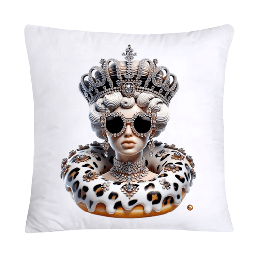 Wild Royal Animal Print Donut Queen Pillow Covers-1959