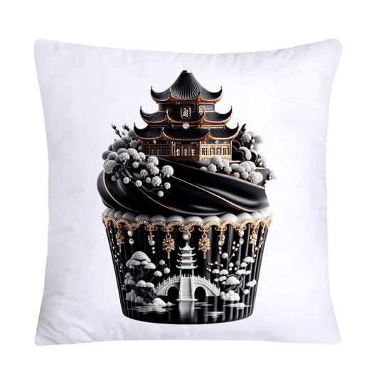 Black Willow Chinoiserie Cupcake 18x18 Throw Pillow Covers-5985