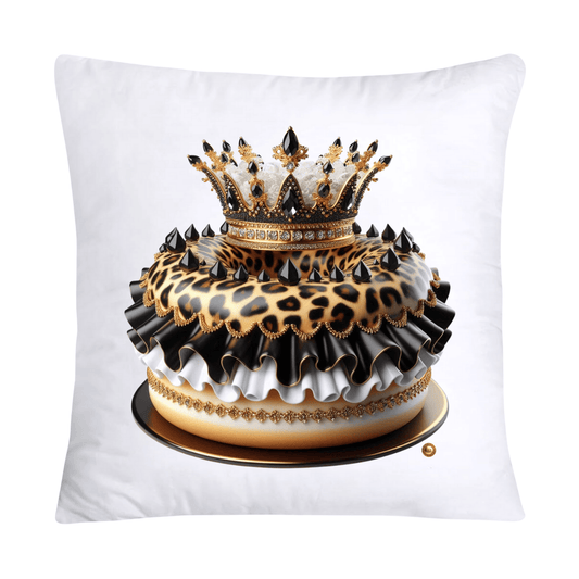 18x18 Wild Royal Animal Print Donut Pillow Covers-2016