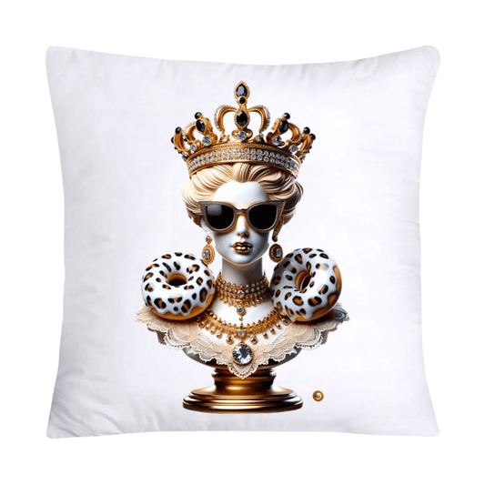 Wild Royal Animal Print Donut Queen Pillow Covers-1976