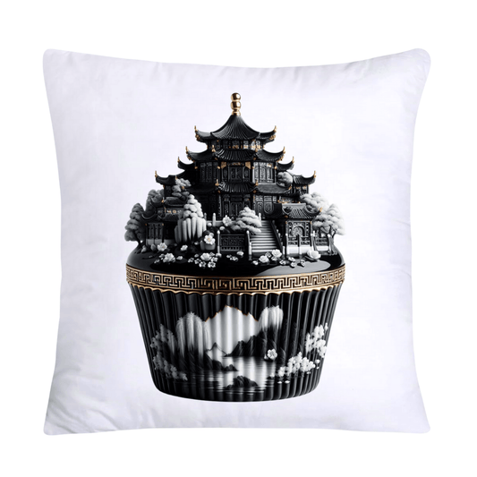 Black Willow Chinoiserie Cupcake 18x18 Throw Pillow Covers-5990