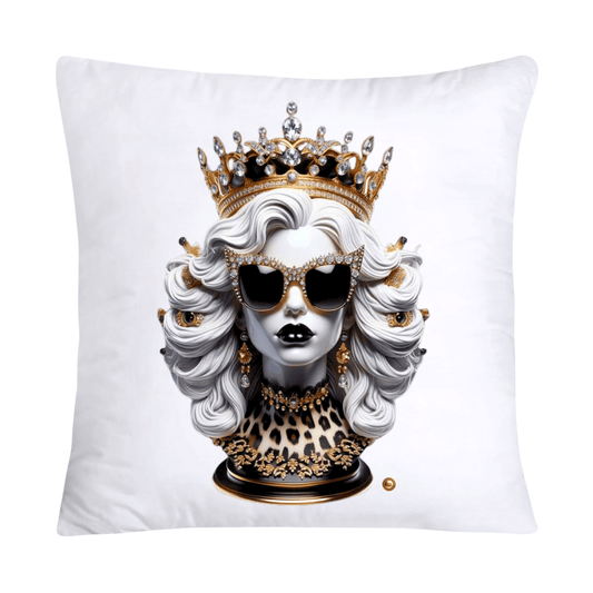 Wild Royal Animal Print Donut Queen Pillow Covers-1953