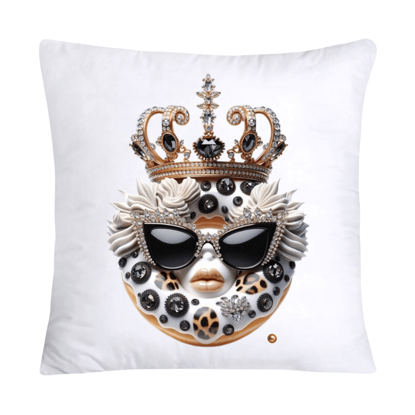 Wild Royal Animal Print Donut Pillow Covers-1969