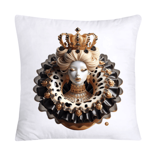 18x18 Wild Royal Animal Print Donut Pillow Covers-2008