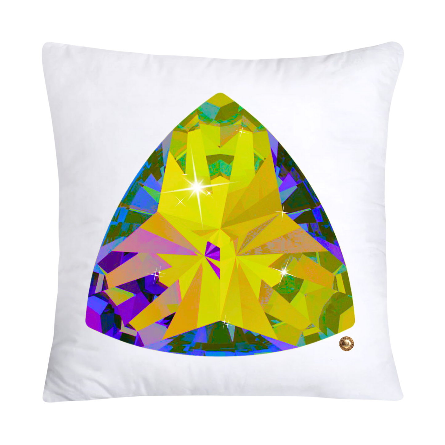 Sparkling Diamonds and Gemstone Pillow Covers 18x18-2133