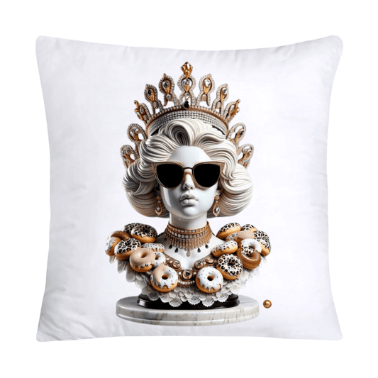 Wild Royal Animal Print Donut Queen Pillow Covers-1957
