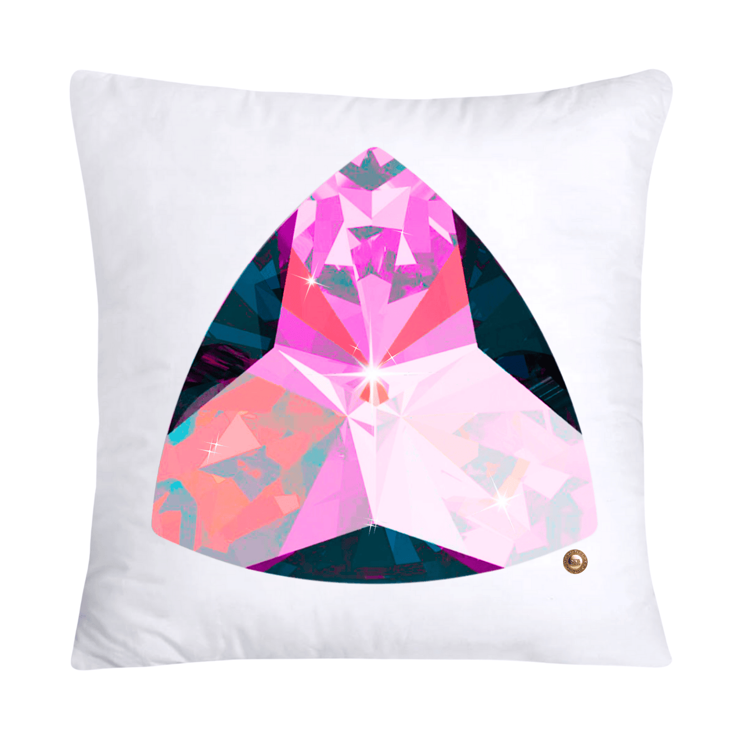 Sparkling Diamonds and Gemstone Pillow Covers 18x18-2144