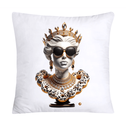 Wild Royal Animal Print Donut Queen Pillow Covers-1964