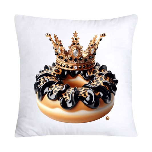 18x18 Wild Royal Animal Print Donut Pillow Covers-2006