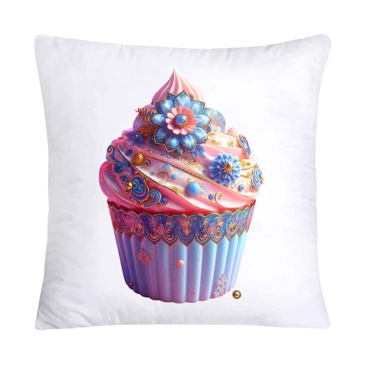 Pastel Cupcakes and Candy Pillow Covers 18x18-2415