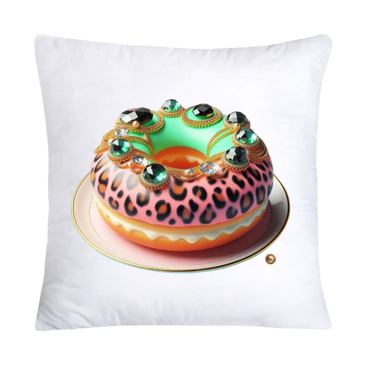 Wild Animal Print Donut Throw Pillow Covers 18x18-2174
