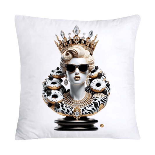 Wild Royal Animal Print Donut Queen Pillow Covers-1962