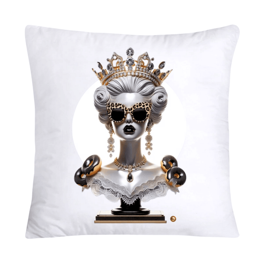 Wild Royal Animal Print Donut Queen Pillow Covers-1948