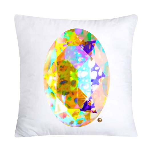Sparkling Diamonds and Gemstone Pillow Covers 18x18-2166