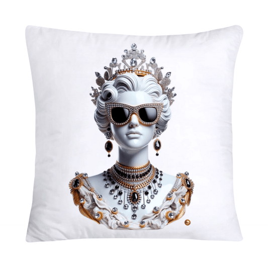 Wild Royal Animal Print Donut Queen Pillow Covers-1975