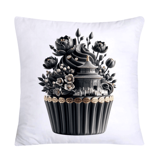 Black Willow Chinoiserie Cupcake 18x18 Throw Pillow Covers-5988