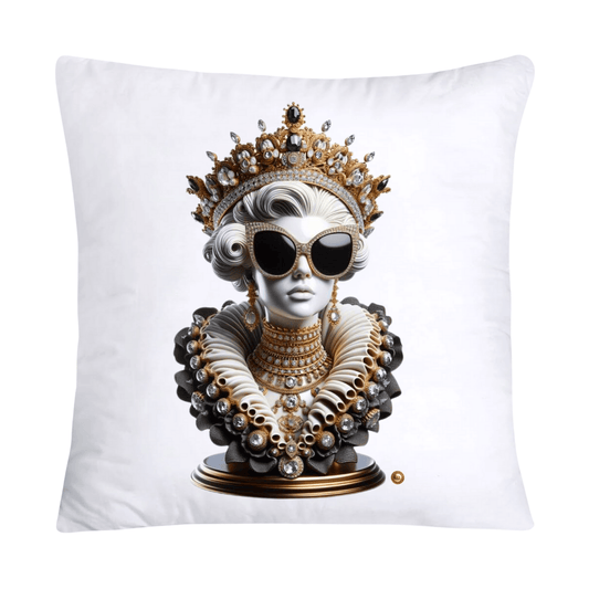 Wild Royal Animal Print Donut Queen Pillow Covers-1958