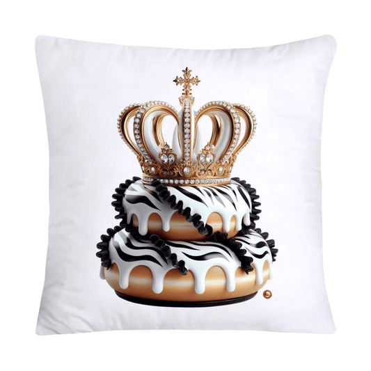 18x18 Wild Royal Animal Print Donut Pillow Covers-2022