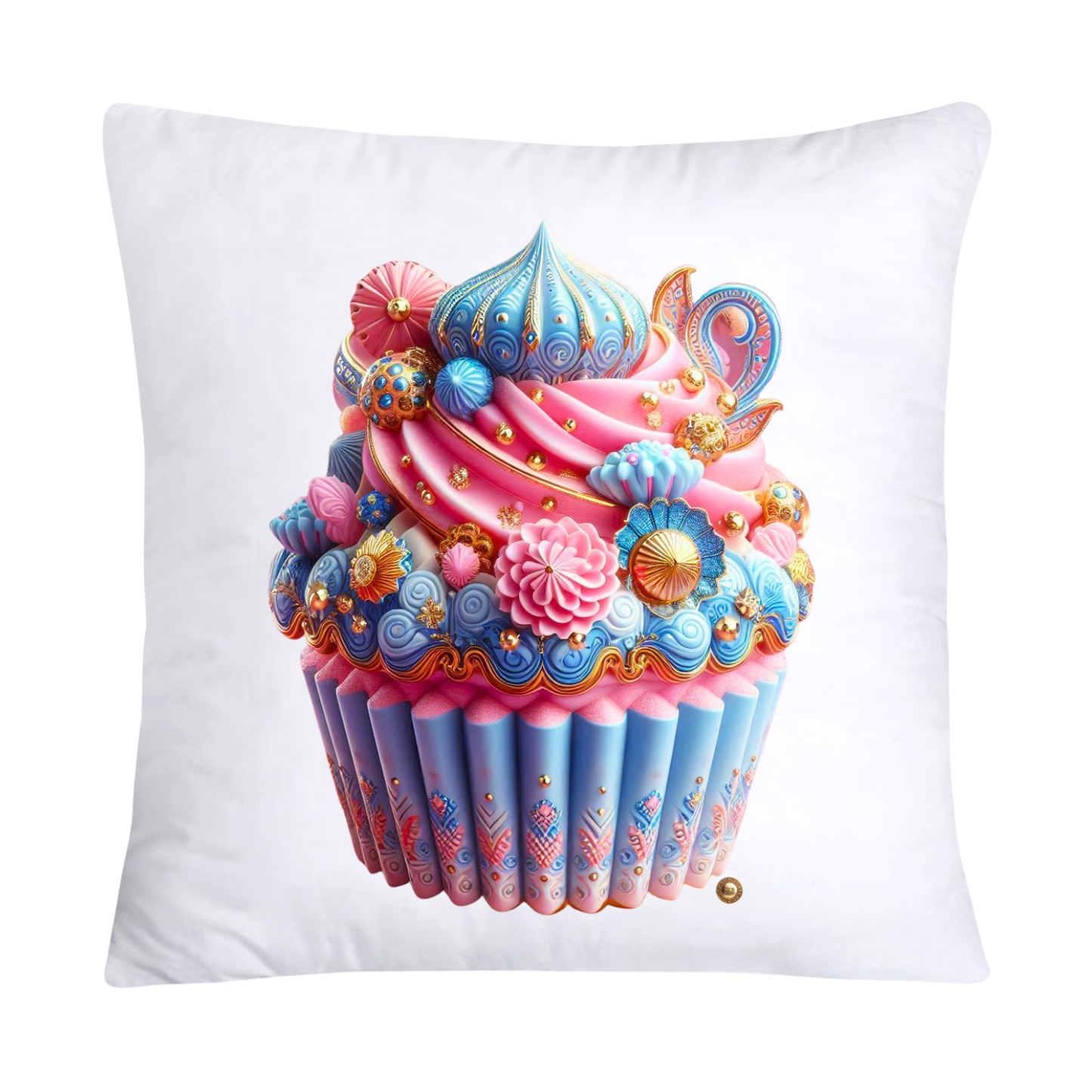 Pastel Cupcakes and Candy Pillow Covers 18x18-2418