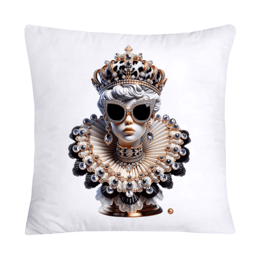 Wild Royal Animal Print Donut Queen Pillow Covers-1952