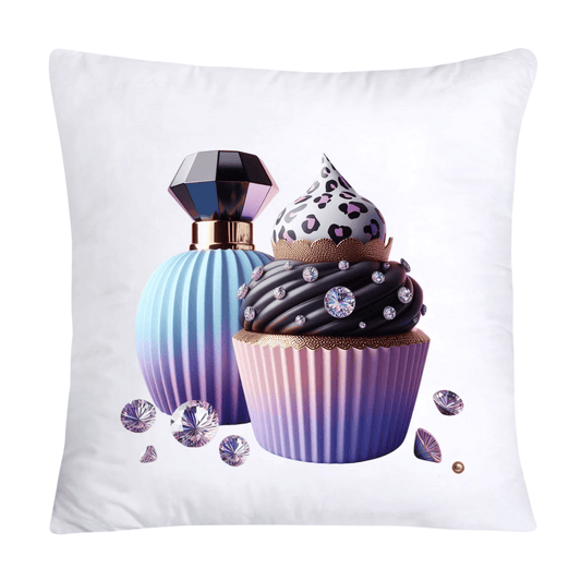 Wild Animal Print Cupcake Throw Pillow Covers 18X18-3760