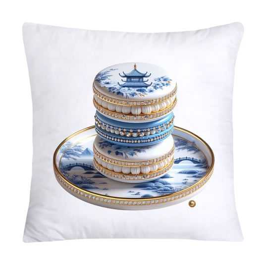 Blue Willow 18x18 Adorable Macaroon Pillow Covers-272