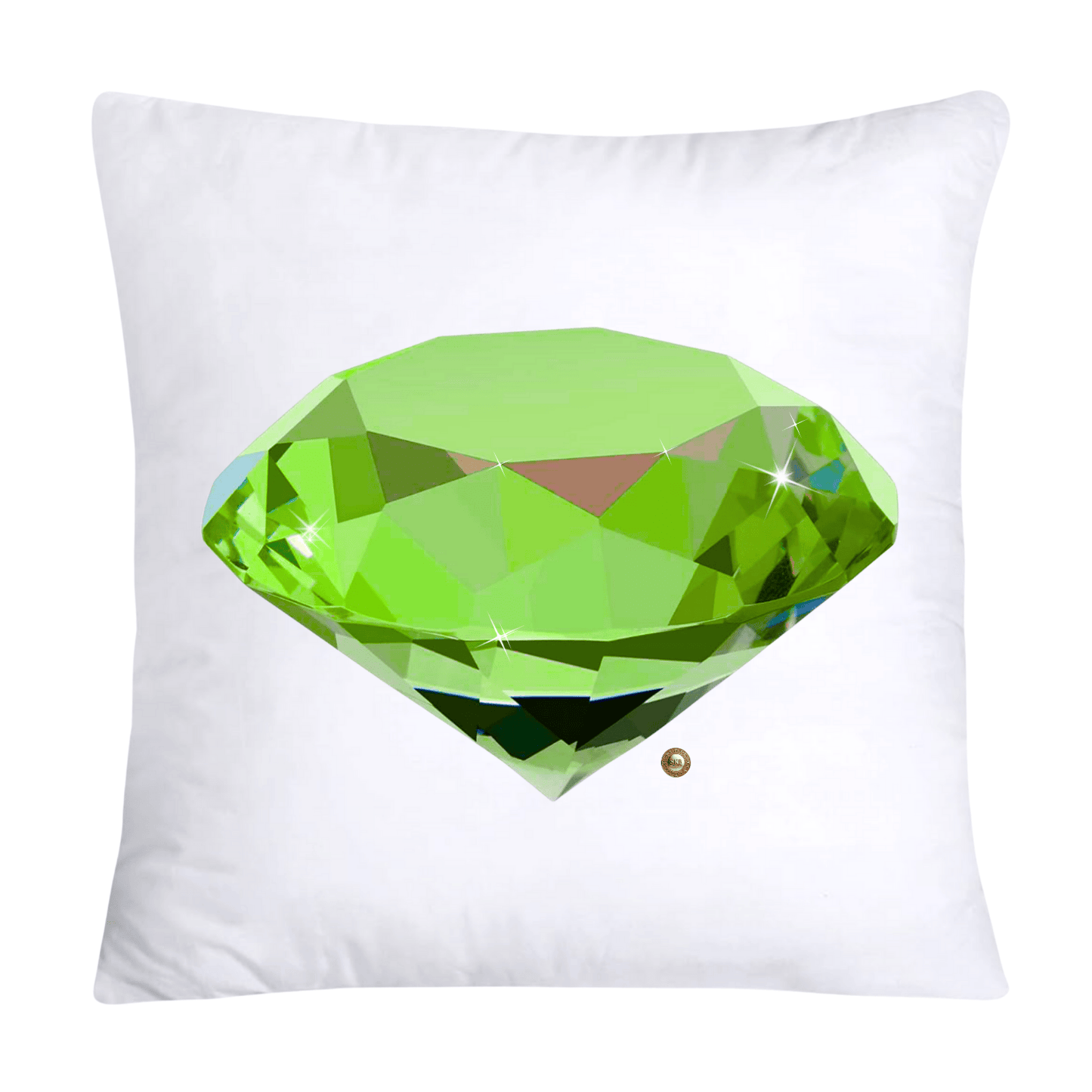 Sparkling Diamonds and Gemstone Pillow Covers 18x18-2687