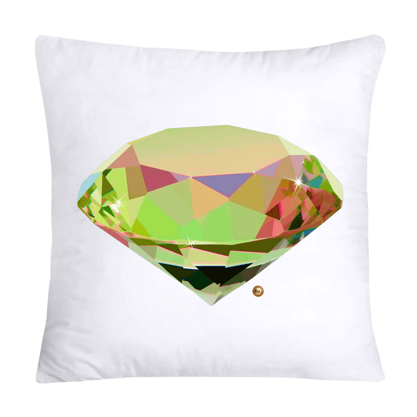 Sparkling Diamonds and Gemstone Pillow Covers 18x18-2661