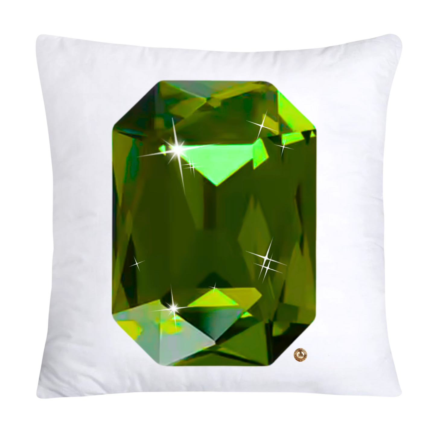 Sparkling Diamonds and Gemstone Pillow Covers 18x18-2683