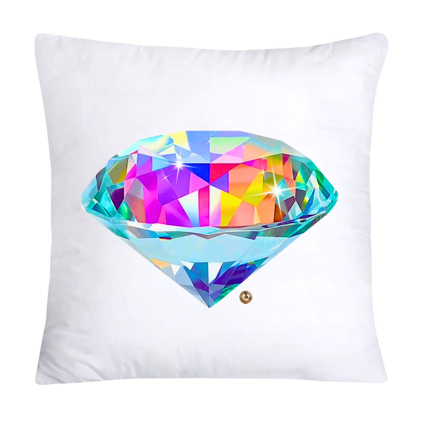 Sparkling Diamonds and Gemstone Pillow Covers 18x18-2720
