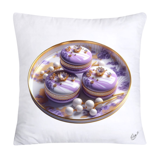 Purple Willow Sweetest Macaroon Throw Pillow Covers-257