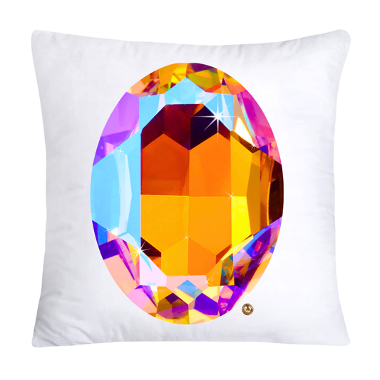 Sparkling Diamonds and Gemstone Pillow Covers 18x18-2714