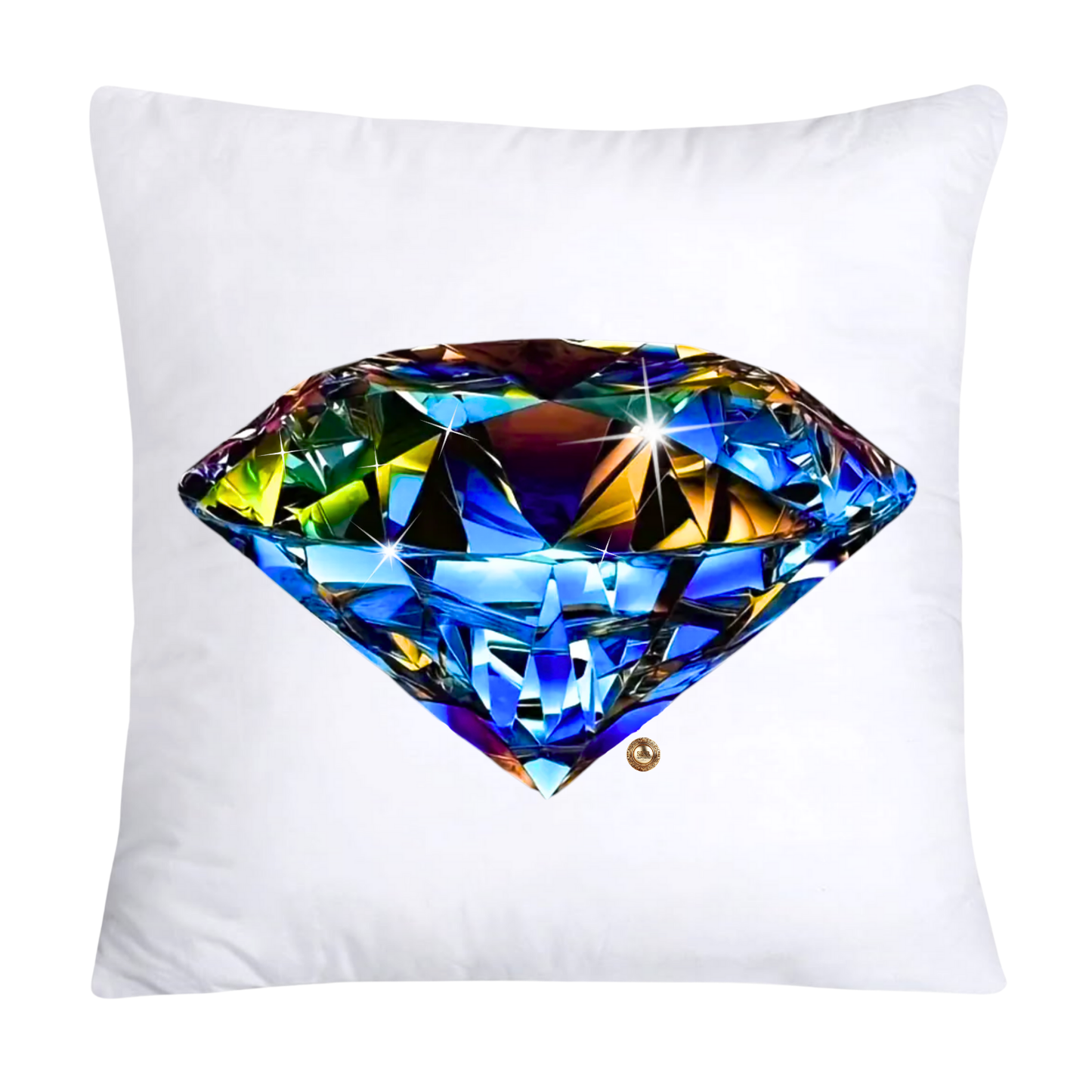 Sparkling Diamonds and Gemstone Pillow Covers 18x18-2672