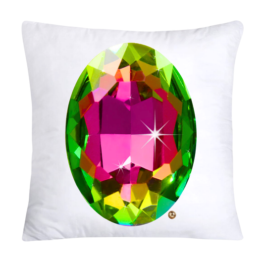 Sparkling Diamonds and Gemstone Pillow Covers 18x18-2719