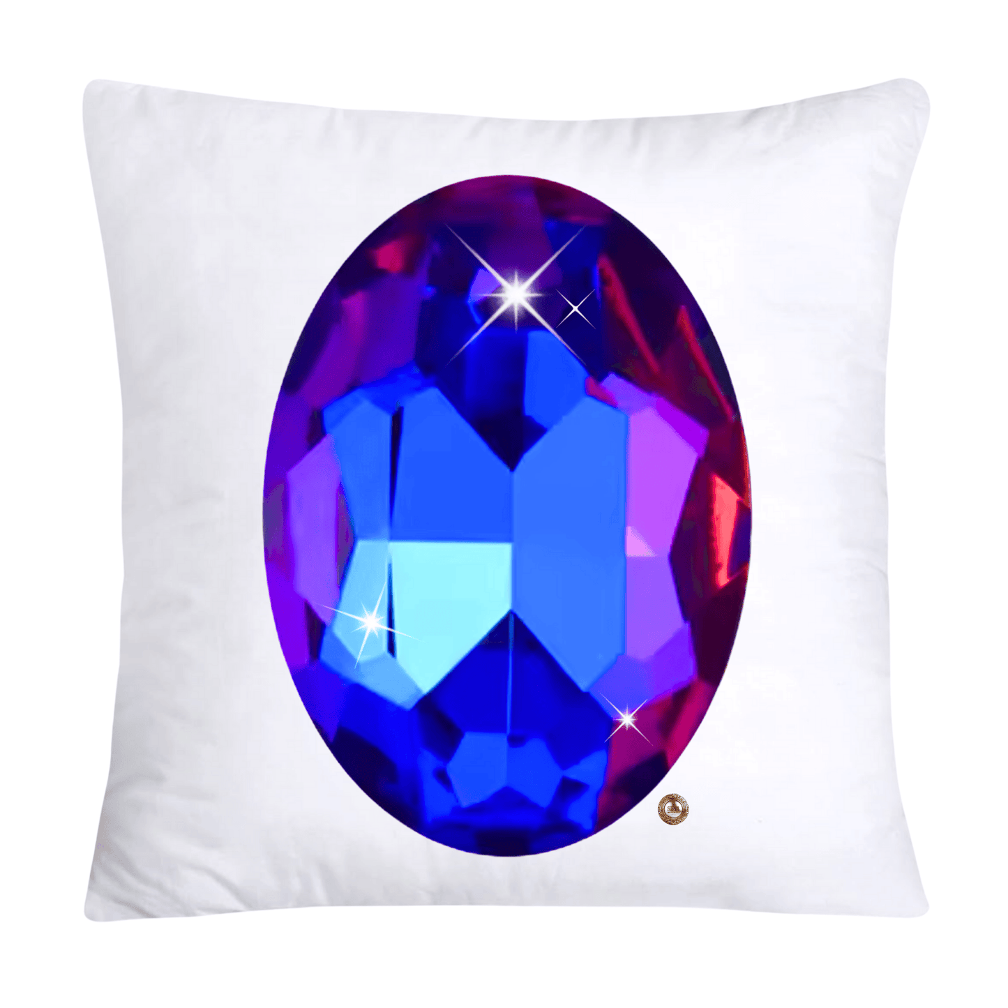 Sparkling Diamonds and Gemstone Pillow Covers 18x18-2725