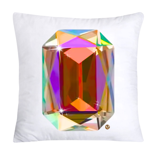 Sparkling Diamonds and Gemstone Pillow Covers 18x18-2668