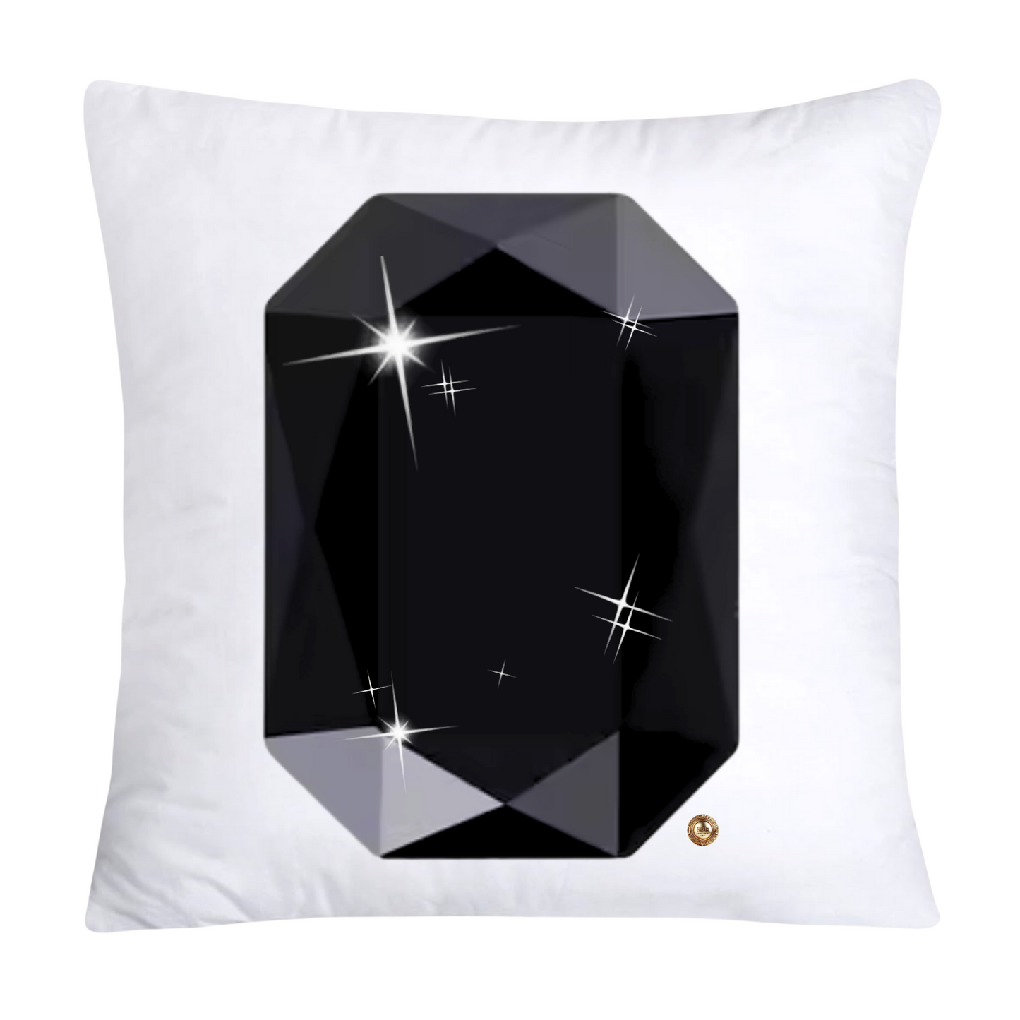 Sparkling Diamonds and Gemstone Pillow Covers 18x18-2694